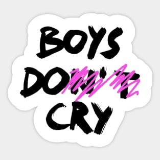 The Cure Boys Dont Cry Sticker